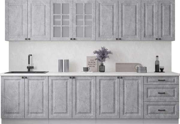 Кухонный гарнитур Интерлиния Мила Деко 3.0А - фото