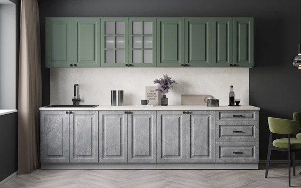 Кухонный гарнитур Интерлиния Мила Деко 3.0А