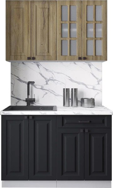 Кухонный гарнитур Интерлиния Мила Деко 1.2А - фото