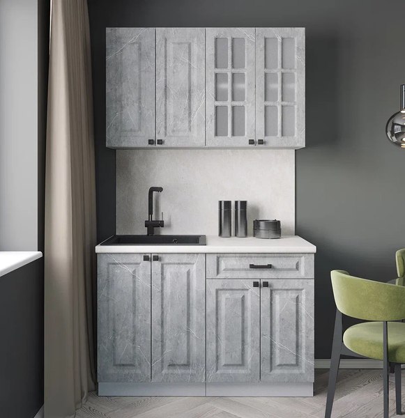 Кухонный гарнитур Интерлиния Мила Деко 1.2А