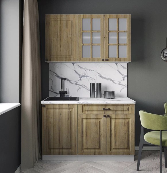 Кухонный гарнитур Интерлиния Мила Деко 1.3А