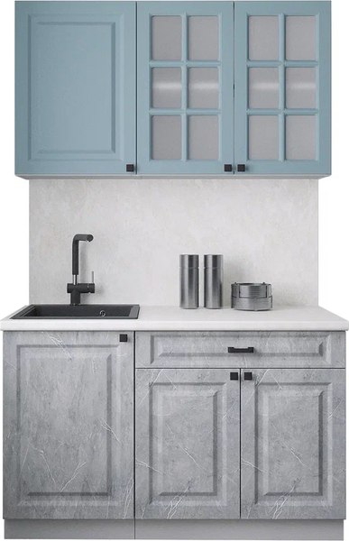 Кухонный гарнитур Интерлиния Мила Деко 1.3А - фото