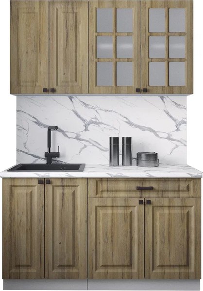 Кухонный гарнитур Интерлиния Мила Деко 1.4А - фото