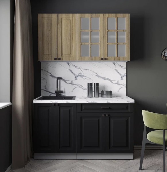 Кухонный гарнитур Интерлиния Мила Деко 1.4А