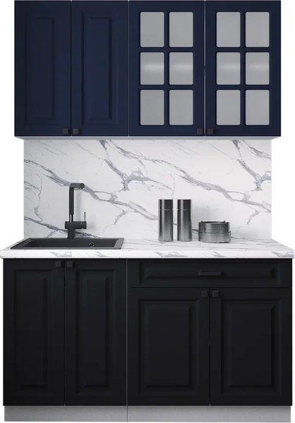 Кухонный гарнитур Интерлиния Мила Деко 1.4А - фото