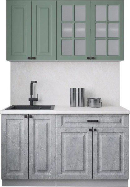 Кухонный гарнитур Интерлиния Мила Деко 1.4А - фото