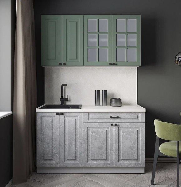 Кухонный гарнитур Интерлиния Мила Деко 1.4А