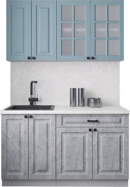 Кухонный гарнитур Интерлиния Мила Деко 1.4А - фото