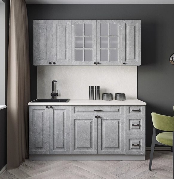 Кухонный гарнитур Интерлиния Мила Деко 1.7А