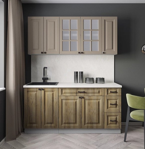 Кухонный гарнитур Интерлиния Мила Деко 1.7А