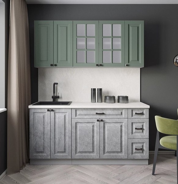 Кухонный гарнитур Интерлиния Мила Деко 1.7А