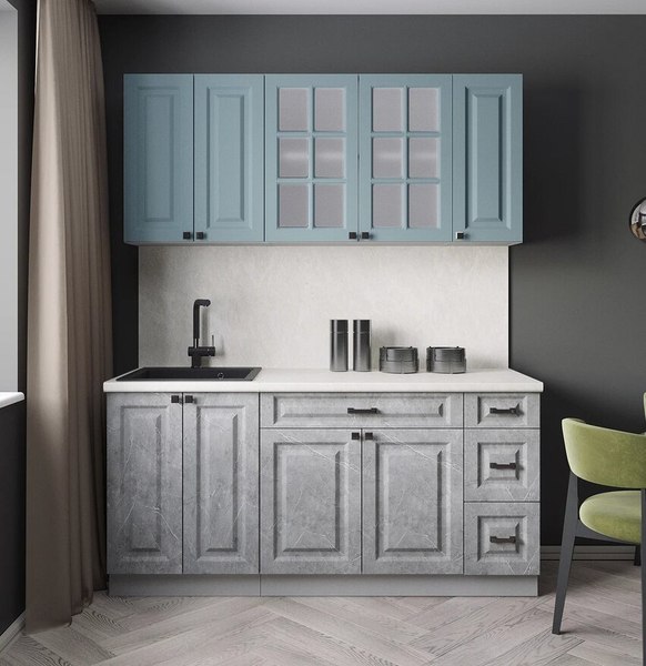 Кухонный гарнитур Интерлиния Мила Деко 1.7А