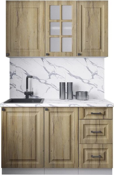 Кухонный гарнитур Интерлиния Мила Деко 1.3Б - фото