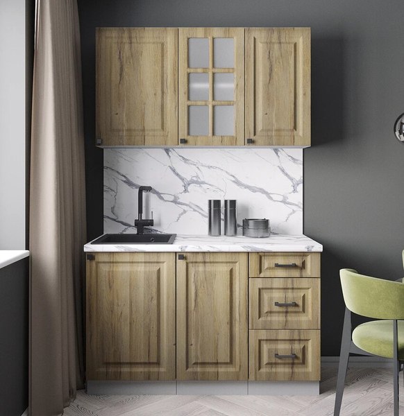 Кухонный гарнитур Интерлиния Мила Деко 1.3Б