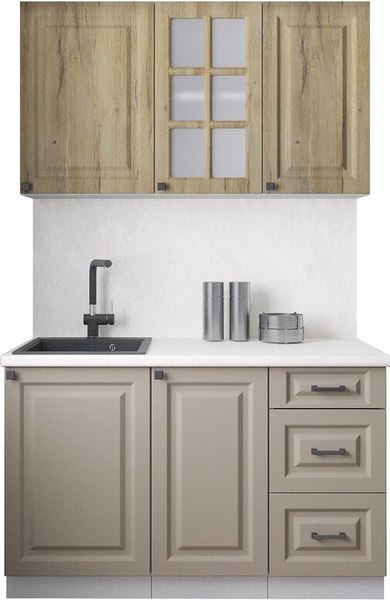 Кухонный гарнитур Интерлиния Мила Деко 1.3Б - фото