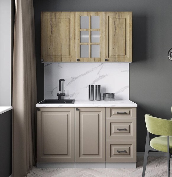 Кухонный гарнитур Интерлиния Мила Деко 1.3Б