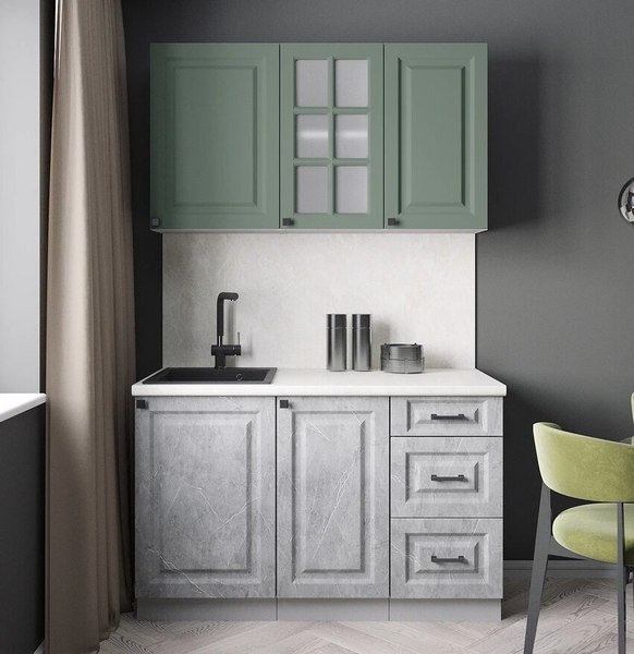 Кухонный гарнитур Интерлиния Мила Деко 1.3Б