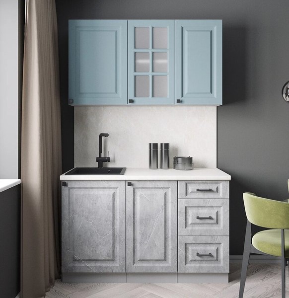 Кухонный гарнитур Интерлиния Мила Деко 1.3Б