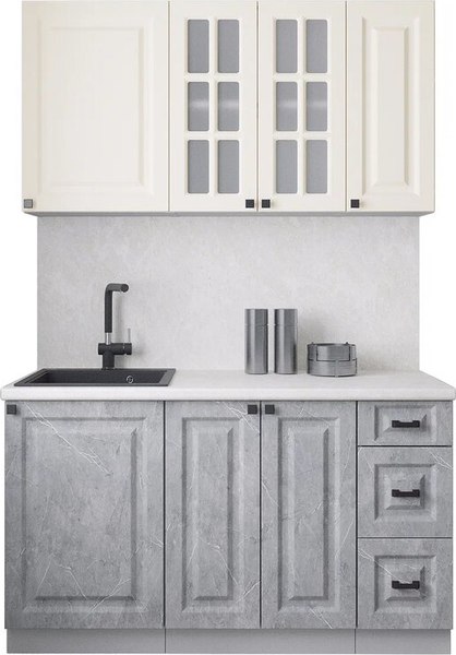 Кухонный гарнитур Интерлиния Мила Деко 1.4Б - фото