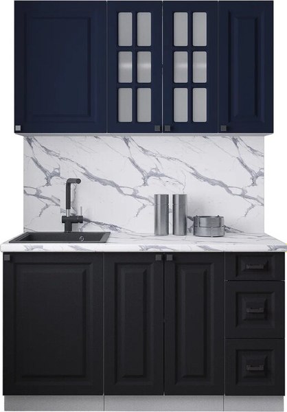 Кухонный гарнитур Интерлиния Мила Деко 1.4Б - фото