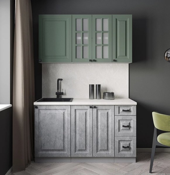 Кухонный гарнитур Интерлиния Мила Деко 1.4Б