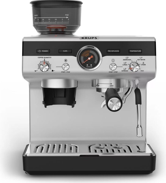 Кофеварка эспрессо Krups XP801T10 - фото