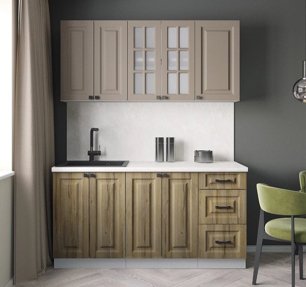 Кухонный гарнитур Интерлиния Мила Деко 1.6Б