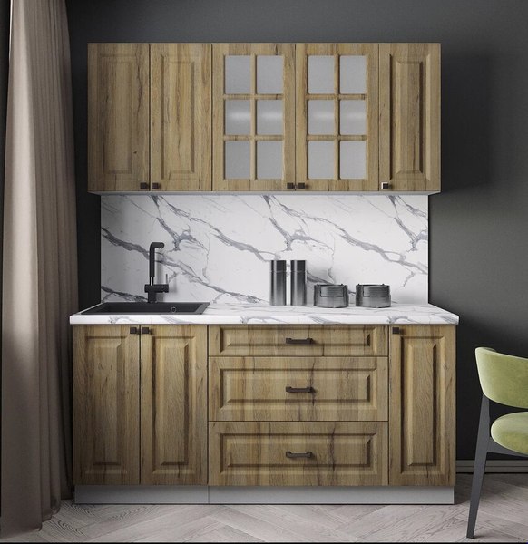 Кухонный гарнитур Интерлиния Мила Деко 1.7Б