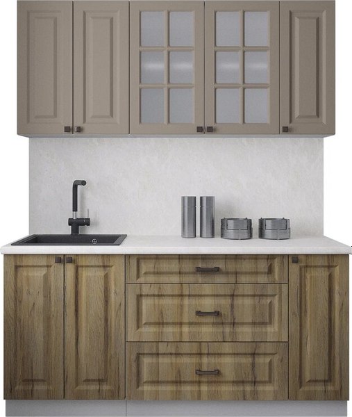 Кухонный гарнитур Интерлиния Мила Деко 1.7Б - фото