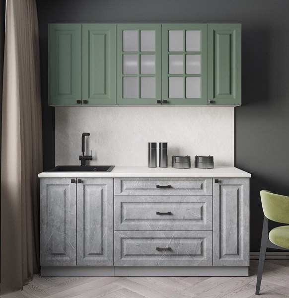 Кухонный гарнитур Интерлиния Мила Деко 1.7Б