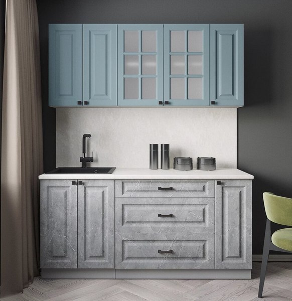 Кухонный гарнитур Интерлиния Мила Деко 1.7Б