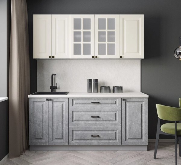 Кухонный гарнитур Интерлиния Мила Деко 1.8Б