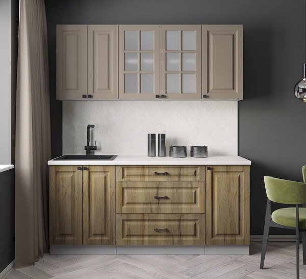 Кухонный гарнитур Интерлиния Мила Деко 1.8Б