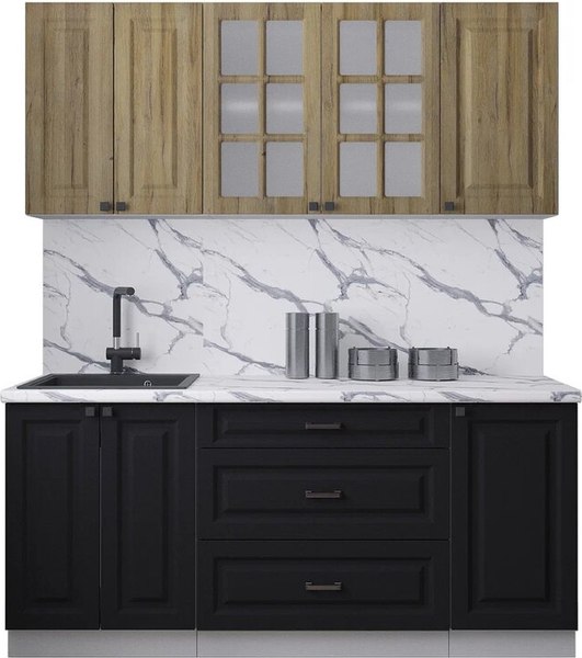 Кухонный гарнитур Интерлиния Мила Деко 1.8Б - фото