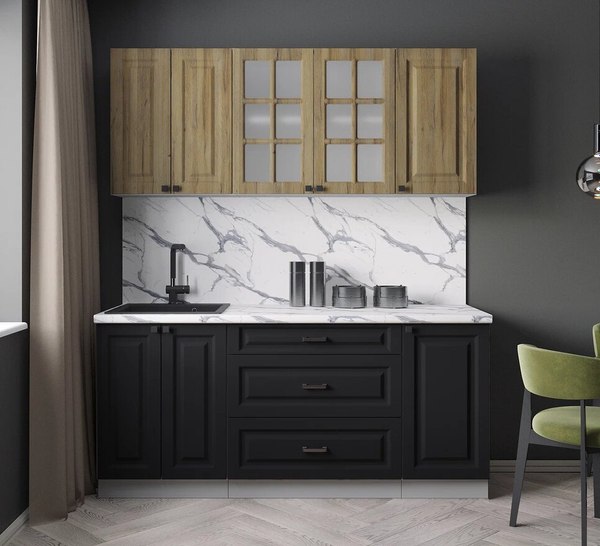 Кухонный гарнитур Интерлиния Мила Деко 1.8Б