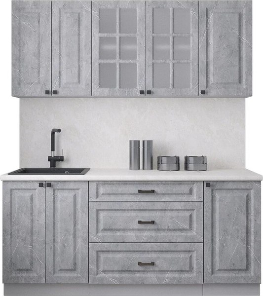 Кухонный гарнитур Интерлиния Мила Деко 1.8Б - фото