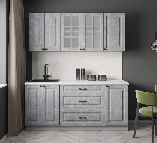 Кухонный гарнитур Интерлиния Мила Деко 1.8Б