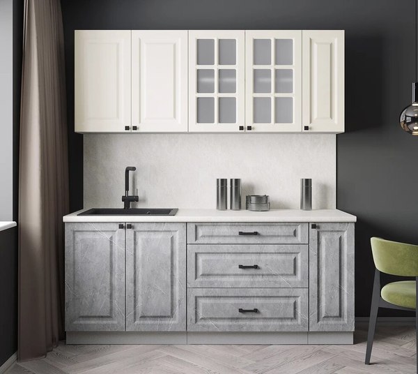 Кухонный гарнитур Интерлиния Мила Деко 1.9Б