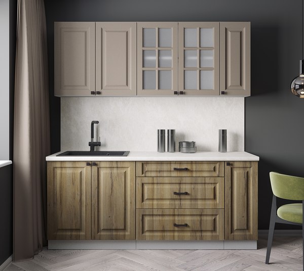 Кухонный гарнитур Интерлиния Мила Деко 1.9Б