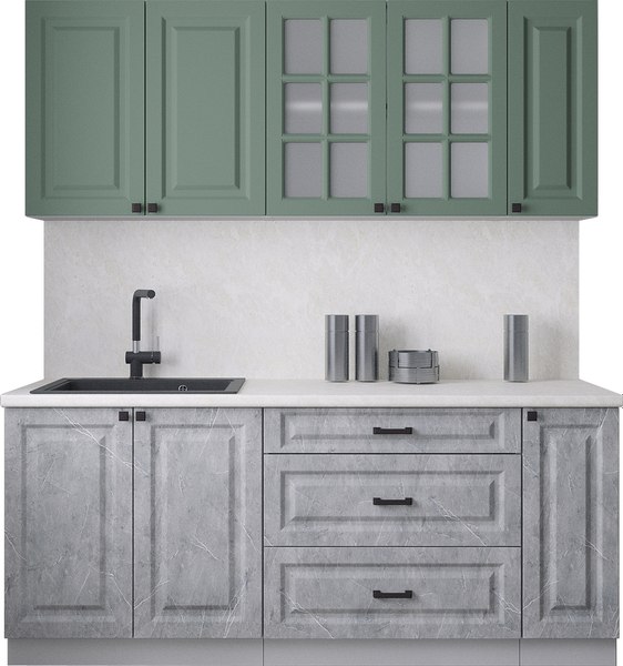 Кухонный гарнитур Интерлиния Мила Деко 1.9Б - фото