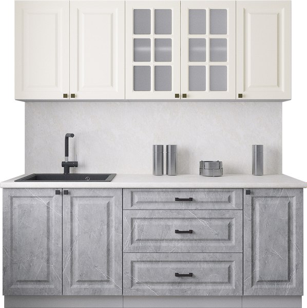 Кухонный гарнитур Интерлиния Мила Деко 2.0Б - фото