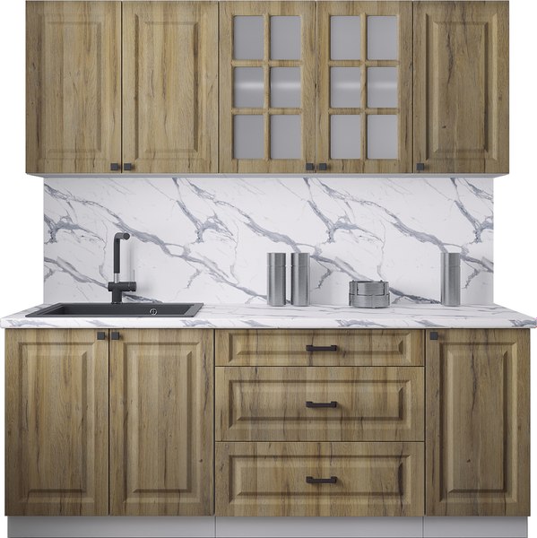 Кухонный гарнитур Интерлиния Мила Деко 2.0Б - фото