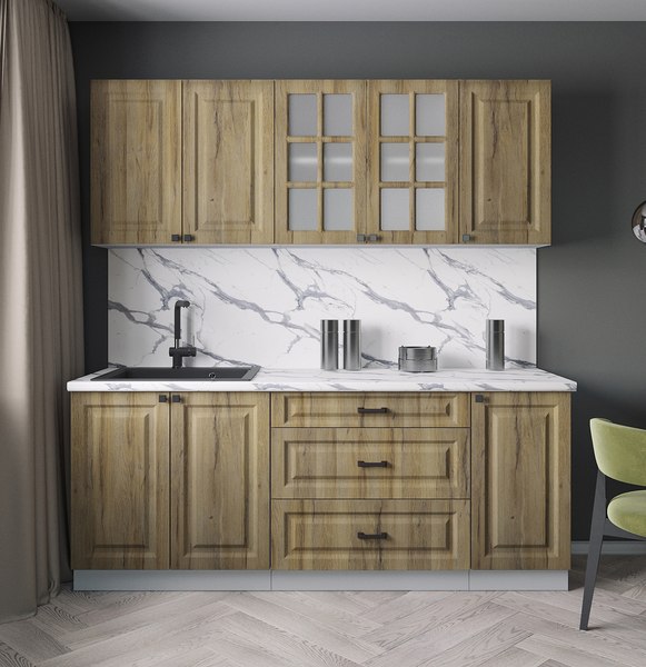 Кухонный гарнитур Интерлиния Мила Деко 2.0Б