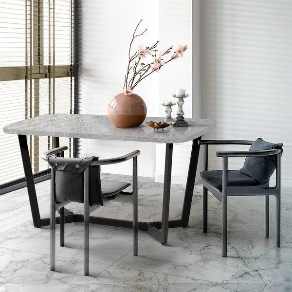 Обеденный стол Millwood Лофт Мюнхен Л 1300х800х750 / 40895_bet_ch