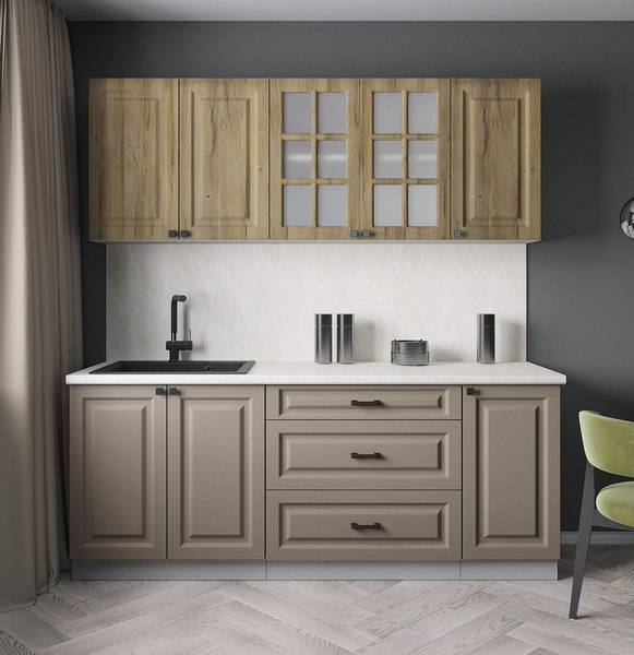 Кухонный гарнитур Интерлиния Мила Деко 2.0Б