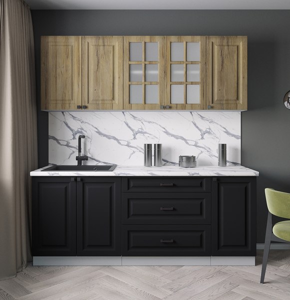 Кухонный гарнитур Интерлиния Мила Деко 2.0Б