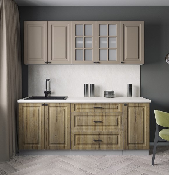 Кухонный гарнитур Интерлиния Мила Деко 2.0Б