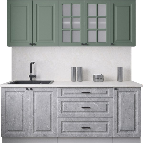 Кухонный гарнитур Интерлиния Мила Деко 2.0Б - фото