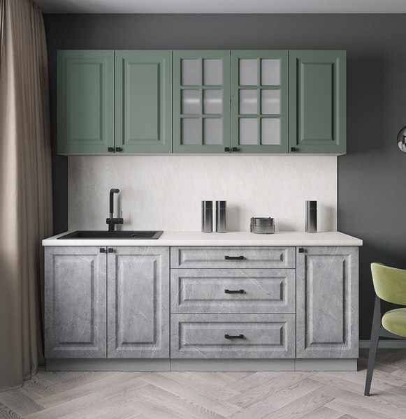 Кухонный гарнитур Интерлиния Мила Деко 2.0Б