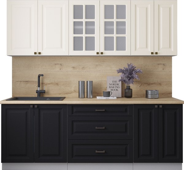 Кухонный гарнитур Интерлиния Мила Деко 2.2Б - фото